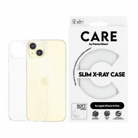 Etui Care By Panzerglass Slim X-Ray Case Na Iphone 15 Plus - Przezroczyste