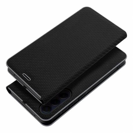 Kabura Luna Book Carbon Do Samsung Xcover 7 Czarny