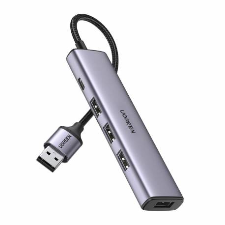 Ugreen Rozdzielacz Hub Usb - 4X Usb 3.0 Szary (Cm473 20805)