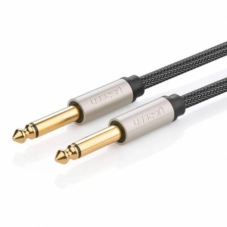 Kabel Ugreen Av128 10636 Mono Ts Jack 6,35Mm / Jack 6,35Mm 1M - Szary