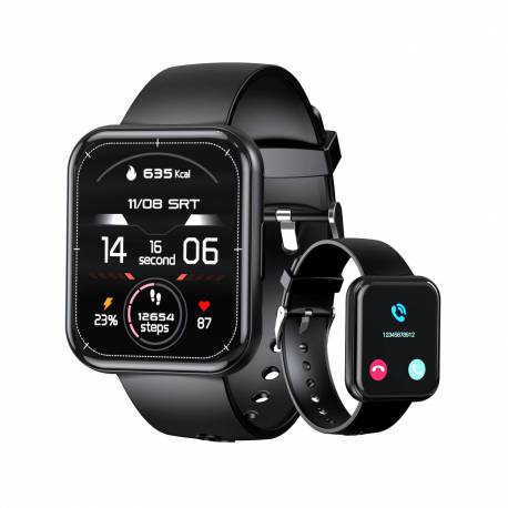 Smartwatch Choetech Wt001 Z Funkcją Odbierania Połączeń Ip67 - Czarny