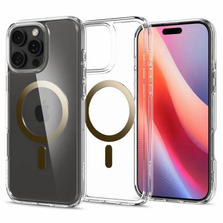 Etui Spigen Ultra Hybrid Mag Z Magsafe Na Iphone 16 Pro Max - Złote