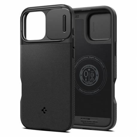 Etui Spigen Optik Armor Mag Z Magsafe Na Iphone 16 Pro - Czarne