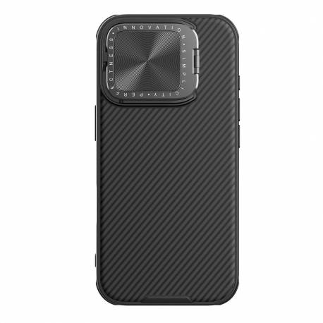 Etui Nillkin Camshield Prop Case Na Iphone 16 Pro Z Osłoną Na Aparat I Podstawką - Czarne