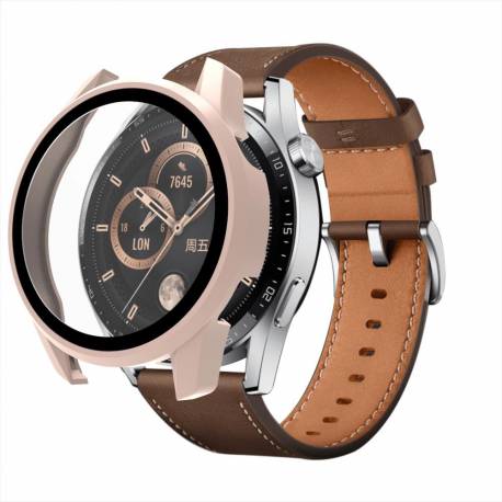 Szkło Ochronne Do Huawei Watch Gt3 42Mm - Różowe