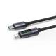 Kabel Lightning - USB C 20W 1.2m z wyświetlaczem LED Joyroom S-CL020A16 - czarny