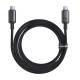 Kabel Baseus Crystal Shine Cb000089 Usb-C / Usb-C Usb3.2 100W 20Gbps 1.5M - Czarny