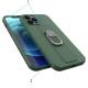 Ring Case silikonowe etui z uchwytem na palec i podstawką do Samsung Galaxy S21 FE czerwony