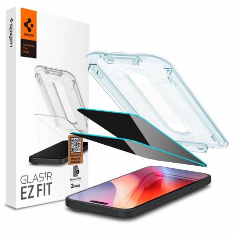 Szkło Hartowane Spigen Glas.tr Ez Fit Privacy Na Iphone 16 Pro - 2 Szt.