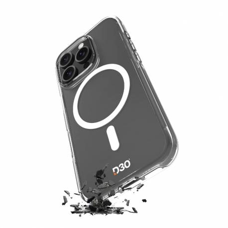 Etui Silikonowe Puro Impact Clear D3O Magsafe Do Iphone 16 Plus - Przezroczyste