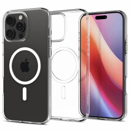 Spigen Futerał Liquid Crystal Mag Kompatybilny Z Magsafe Do Iphone 16 Pro Clear