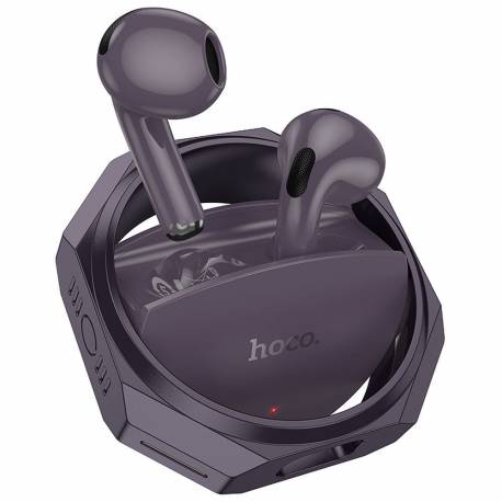 Hoco Słuchawki Bezprzewodowe Bluetooth Ew70 Czarno Fioletowe