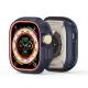 Dux Ducis Bamo - Futerał Ochronny Hard Pc Do Apple Watch Ultra/ultra 2 49Mm Czarno Pomarańczowy