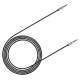 Baseus Kabel Aux Yiven Jack 3,5 Mm M30 Cam30-Cs1 1,5 Metr Srebrno-Czarny