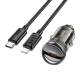 Hoco Ładowarka Samochodowa Typ C + Kabel Typ C Do Apple Lightning 8-Pin Pd 30W Z53 Czarna