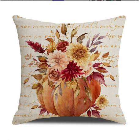 Poszewka Na Poduszkę 45X45Cm Piękny Druk Jesień Boho Pod184