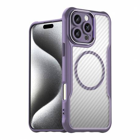 Etui Silikonowe Leading Series Magsafe Do Iphone 16 Pro - Fioletowe