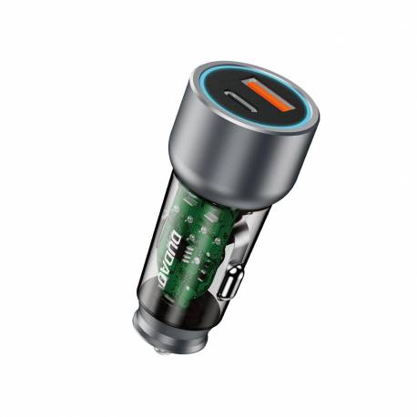 Ładowarka Samochodowa Dudao R4T 30W Usb-A / Usb-C - Szara