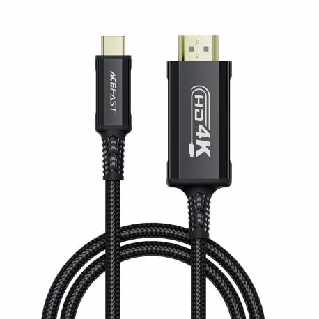 Kabel Acefast C1 Wideo Usb-C / Hdmi 4K 60Hz Hdr 1.8M - Czarny