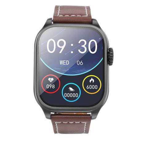 Hoco Smartwatch / Inteligentny Zegarek Y17 Smart Sport (Możliwość Połączeń Z Zegarka) Czarny