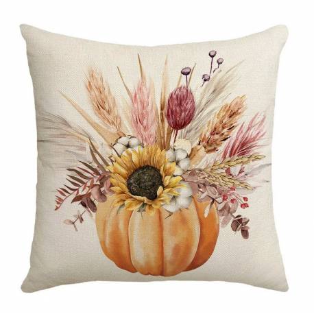 Poszewka Na Poduszkę 45X45Cm Piękny Druk Jesień Boho Pod191