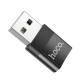 HOCO adapter OTG ze złącza Typ C do USB (męski) UA17 czarny