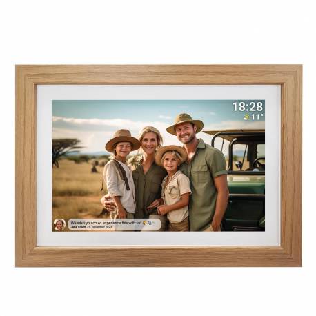 Ramka Cyfrowa 10.1" Denver Frameo Pff-1042Lw - Brązowa