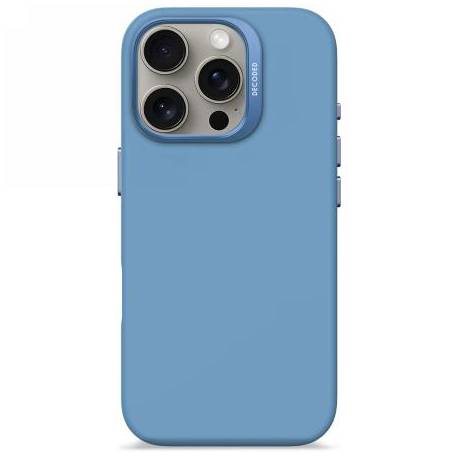 Etui Decoded Antimicrobial Silicone Backcover Z Magsafe Do Iphone 16 Pro - Niebieskie