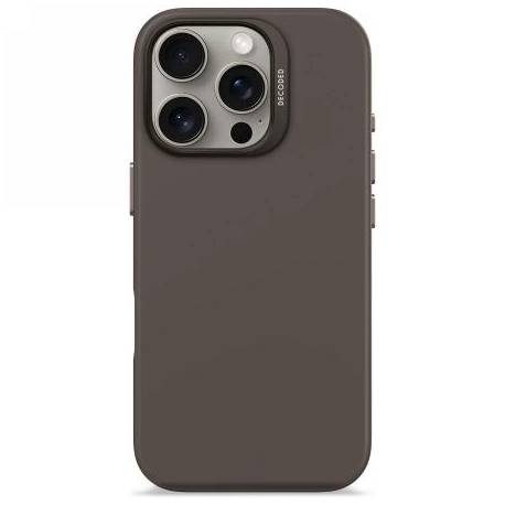 Etui Decoded Antimicrobial Silicone Backcover Z Magsafe Do Iphone 16 Pro - Ciemnobrązowe