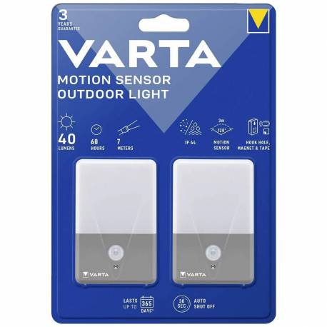 Varta Lampka Z Czujnikiem Ruchu (Motion Sensor Outdoor Light) 16634 2 Szt