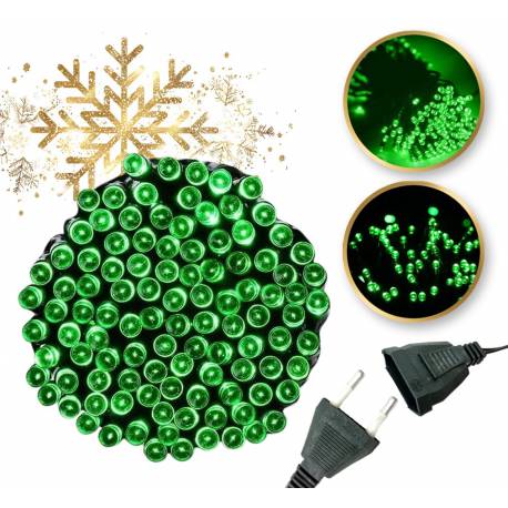 Światełka Lampki Wewnętrzne/zewnętrzne 200 Led Zielone Lamp02Zie