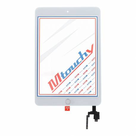 Musttby Ekran Dotykowy + Taśma Klejąca + Home Do Ipad Mini 3 (Biały)