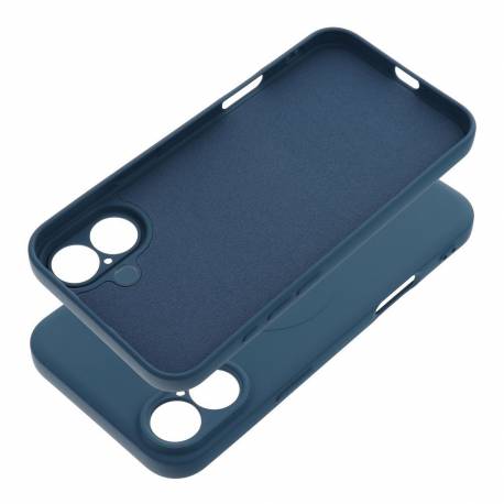 Futerał Silicone Mag Cover Kompatybilny Z Magsafe Do Iphone 16 Plus Niebieski