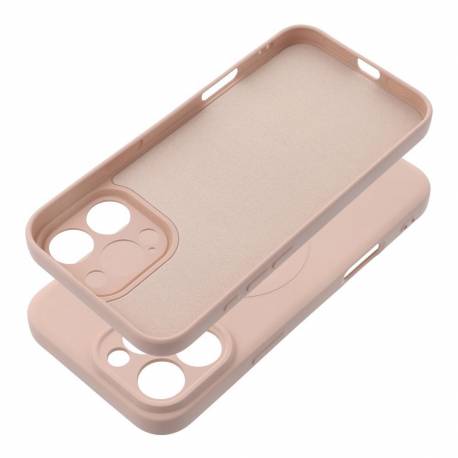 Futerał Silicone Mag Cover Kompatybilny Z Magsafe Do Iphone 16 Pro Max Różowy