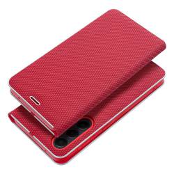 Kabura Luna Book Carbon Do Iphone 7 / 8 / Se 2020 / Se 2022 Czerwony