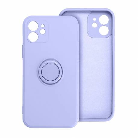 Futerał Silicone Ring Do Iphone 16 Plus Fioletowy