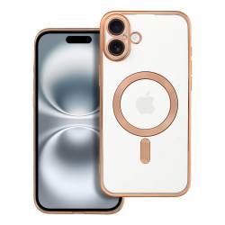 Futerał Electro Mag Cover Kompatybilny Z Magsafe Do Iphone 16 Plus Złoty