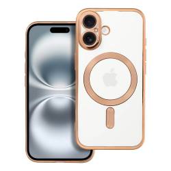 Futerał Electro Mag Cover Kompatybilny Z Magsafe Do Iphone 16 Złoty