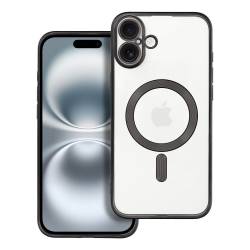Futerał Electro Mag Cover Kompatybilny Z Magsafe Do Iphone 16 Plus Czarny