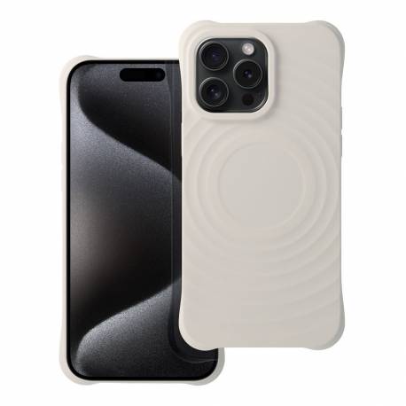 Silicone Zephyr Mag Cover Kompatybilny Z Magsafe Do Iphone 15 Plus Biały