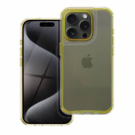 Futerał Matrix Clear Do Iphone 7 / 8 / Se 2020 / Se 2022 Żółty
