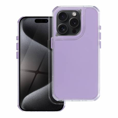 Futerał Matrix Do Iphone 15 Pro Max Jasnofioletowy