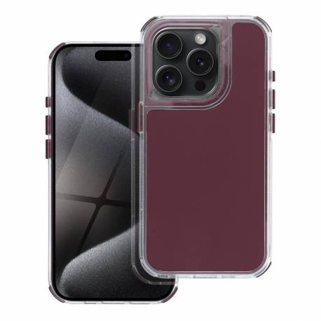 Futerał Matrix Do Iphone 15 Pro Max Purpurowy