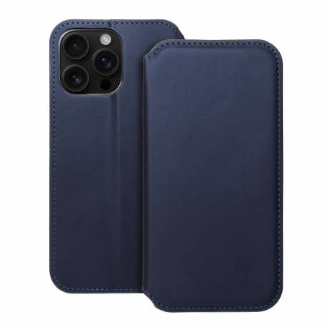 Kabura Dual Pocket Book Do Iphone 16 Pro Max Granatowy