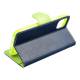 Kabura Fancy Book Do Iphone 16 Pro Granatowo Limonkowy