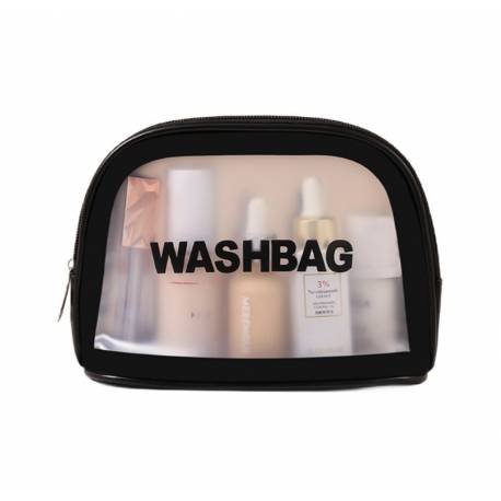 Kosmetyczka Rozkładana Washbag Kuferek Czarny Ks47Cz