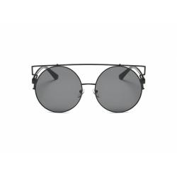 Okulary Lustrzane Over&over - Czarne Z Czarnymi Oprawkami Ok83Wz2