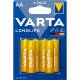 Varta Bateria Alkaliczna R6 (Aa) Longlife 6 Szt
