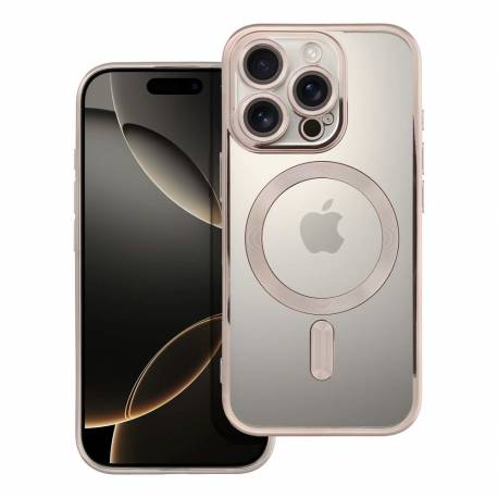 Futerał Electro Mag Cover Kompatybilny Z Magsafe Do Iphone 16 Pro Tytanowy Szary