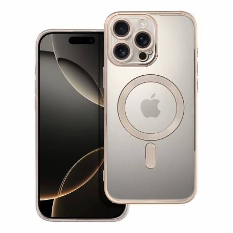 Futerał Electro Mag Cover Kompatybilny Z Magsafe Do Iphone 16 Pro Max Tytanowy Szary